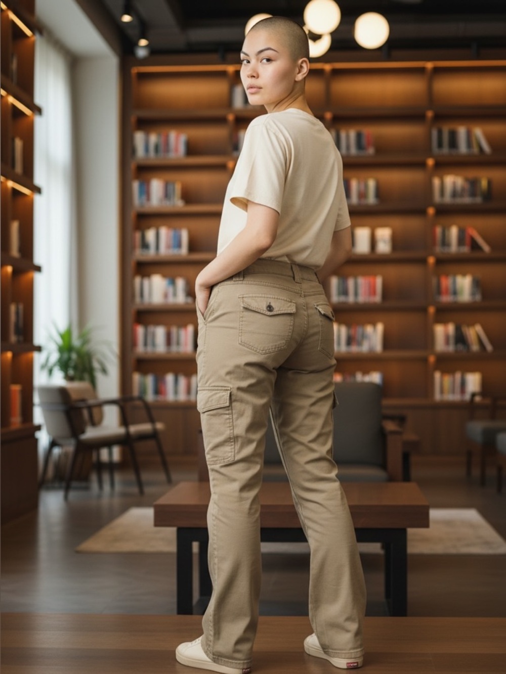NWT Pine IV Nisei Bootcut Jeans Y2K Khaki Mid Rise Stretch Size‎ 27